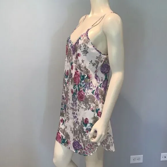 Vintage‎ California Miss Satin Slip Dress Chemise Nightie Size Medium - Picture 7 of 10